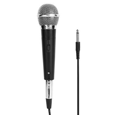 Imagem de Microfone Portátil Com Fio, Microfone Vocal Dinâmico Cardióide, Microfone Dinâmico Profissional Com Fio Para Som Hifi Nítido - Ideal Para KTV, Apresentações Vocais, Música E Conferências(preto)