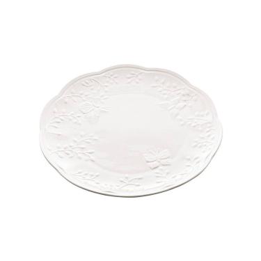 Imagem de Prato Sobremesa de Porcelana New Bone Butterfly Flower 19cm - Lyor