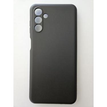 Imagem de Capa Capinha Case Compatível Samsung Galaxy A04S, Silicone Aveludada, Com Proteção De Câmera (Preto)