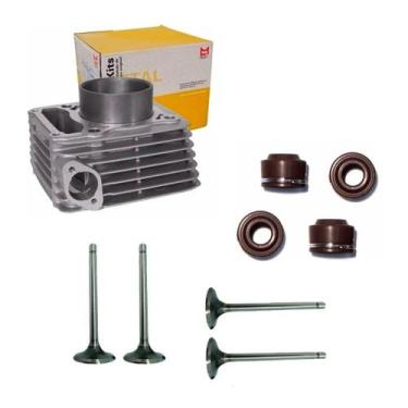 Imagem de Kit Cilindro Motor Válvulas Retentor Cbx 250 Twister Xr 250 - METAL LE