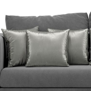 Imagem de Kit com 3 Capas Luxuosas para Almofadas Várias Cores 44x44 - ARADECOR,