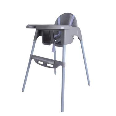 Imagem de Cadeira De AlimentaÇÃo Para BebÊ 2 Em 1 - Tapuzim, Cinza, Plástico de 