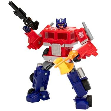 Imagem de Transformers Legacy United, Deluxe Class, G1 Universe Optimus Prime, figura conversível de 14 cm, com figura convertível para meninos e meninas, a partir de 8 anos