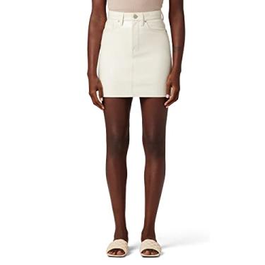 Imagem de HUDSON Minissaia feminina Viper, Garça-branca-patente, 62