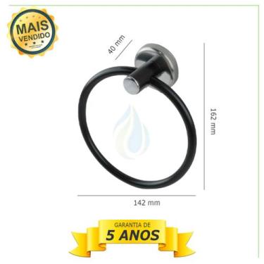 Imagem de Kit Acessórios Para Banheiro Inox Metal Cód. 9910 - Confiança metais 