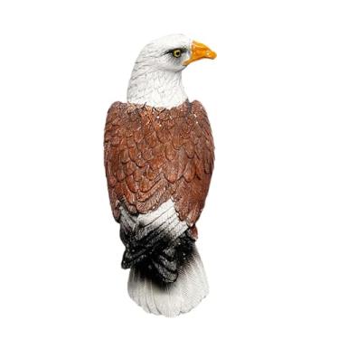 Imagem de Generic Estatueta em miniatura de pássaro, ornamento de terrário, artesanato colecionável, pátio, quintal, gramado, estatueta, vaso de flores, decoração de, águia