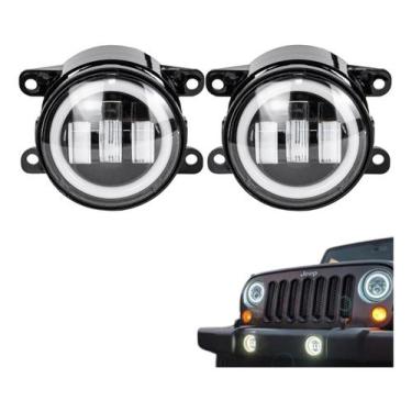 Imagem de 2 Faróis De Neblina Led Auxiliares Universais 4 Polegadas - Briwax