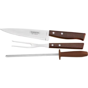 Imagem de Kit Churrasco 3 Peças Tramontina - 22299/055