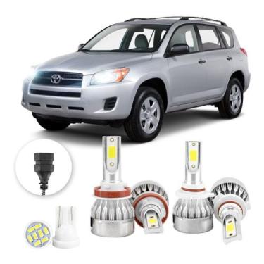 Imagem de Lampadas Led Toyota Rav 4 2006 A 2013 H11 Hb3 20000lm - V10, Branco