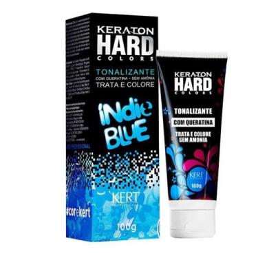 Imagem de Keraton Hard Colors Tonalizante Indie Blue 100g - Kert
