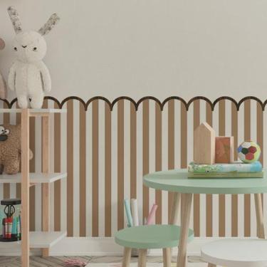 Imagem de Papel Meia Parede Cerca Adesivo Autocolante Cerquinha Infantil com Mol