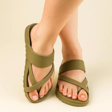 Imagem de Papete Feminina  Slide Confortável Antiderrapante Casa Dia a Dia - Spo