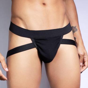 Imagem de Jockstrap Jockbox Gls Lingerie Gay Lgbt - no-brand, Preto, G