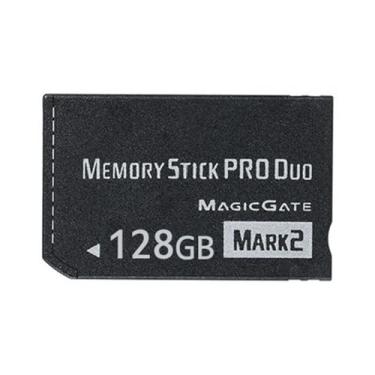 Imagem de Cartão de memória de alta capacidade 128GB Memory Stick Pro Duo MagicGate Mark2 para armazenamento aprimorado