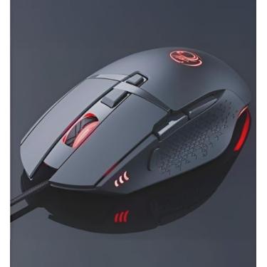 Imagem de Mouse Óptico Gamer Com Fio Usb LED 8 Botões 7200 Dpi - T91