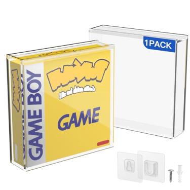 Imagem de CaSZLUTION Video Game Box Protector Case for GB /GBC /GBA Games, 3MM Clear Acrylic Display Case with Wall Mount Compatible With Nintendo Game Boy, Game Boy Color & Gameboy Advance Game Box (Pack of 1)