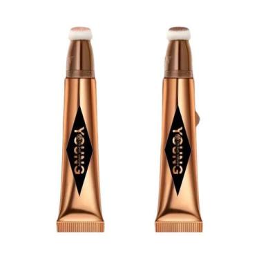 Imagem de Blush Em Pó Com Almofada De Ar YOUNG VISION Em 6 Opções De Cores, Maqu