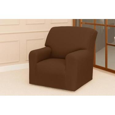 Imagem de Capa Protetora De Sofá Coladinha para Poltrona 1 Lugar , Sala, Quarto,