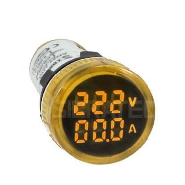 Imagem de Voltímetro / Amperímetro Digital AD22- 60-500Vca / 0-100A - SIBRATEC, 