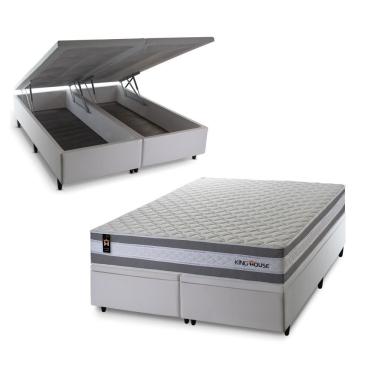 Imagem de Cama Box Baú Alpine com Molas Ensacadas 193x203 King House