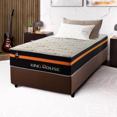 Imagem de Cama Box Molas Ensacadas Sirius Solteiro 88x188 King House