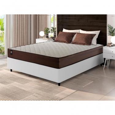 Imagem de Cama Box Espuma Atlanta Casal 138x188 Marrom King House