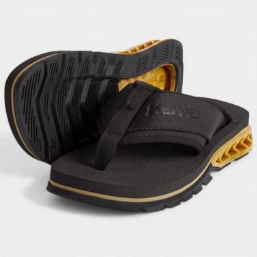 Imagem de Chinelo Kenner Rakka Sport Masculino - Preto e Dourado - 42, 42