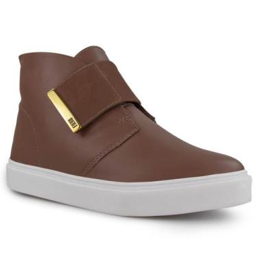 Imagem de Bota feminina The Box Belt Sneaker forrada em lã Ref.:22907 - Fiero, C