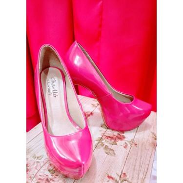 Imagem de Sapato Scarpin Meia Pata Pink Feminina  - Loja Modas Rê