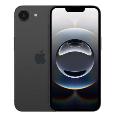 Imagem de iPhone 16e Apple (128GB) Preto, Tela de 6,1", 5G e Câmera de 48 MP, 12