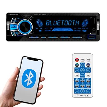 Imagem de Som Automotivo Roadstar Bluetooth/Micro SD/USB/FM/ISO/MP3/Aux Com Controle Remoto Painel LED Fixo 7 Cores RS2750BR Plus