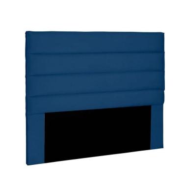 Imagem de Cabeceira La Italiana Para Cama Box Solteiro 90 Cm Suede - D`rossi Cor Azul Marinho