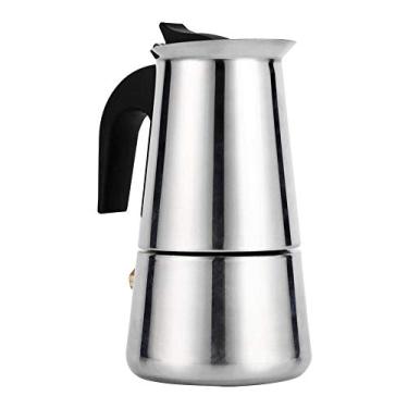 Imagem de Asixx Cafeteira, cafeteira de aço inoxidável ou cafeteira de prensa perfeita para usar em casa ou no escritório, 4 tamanhos (100 ml)