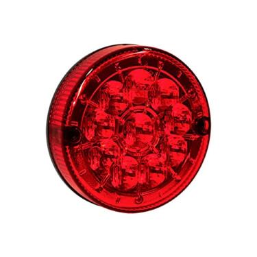 Imagem de Lanterna Traseira 10 Leds 24V 110Mm Vm compativel Libre lato Com Furos Fixacao Em Acrilico