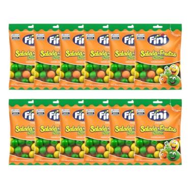 Imagem de Fini Chiclete Salada de Frutas, 80g, Caixa com 12 Unidades