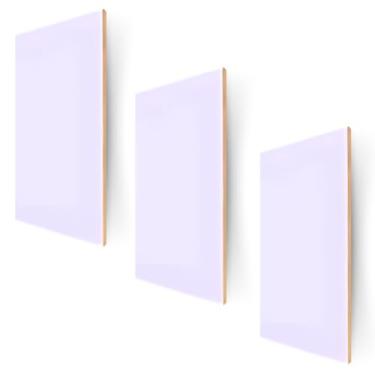 Imagem de Kit 3 Chapas MDF Multiuso Tampo Madeira 60x90cm Branco