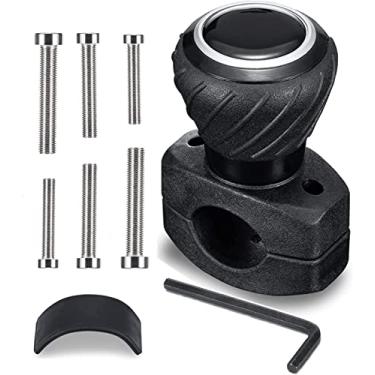 Imagem de Daiweis Botão giratório de volante de luxo - Volante universal adequado para carros, caminhões, tratores, cortadores de grama, empilhadeiras, etc