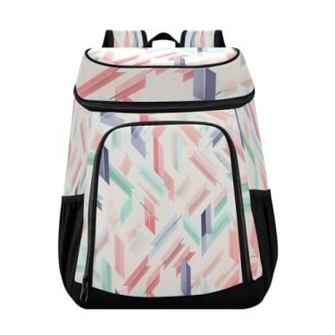 Imagem de Wassud Mochila térmica Arrows com 36 latas à prova de vazamento, impermeável, bolsa térmica, acessórios de praia, viagem, acampamento, pesca, para mulheres e homens