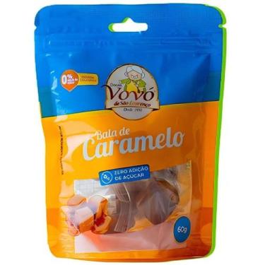 Imagem de Bala de Caramelo sem Açucar Doces da Vovó 60g