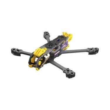 Imagem de Kit De Estrutura Mario 5 O4 Em Placa De Fibra De Carbono Para Drone De