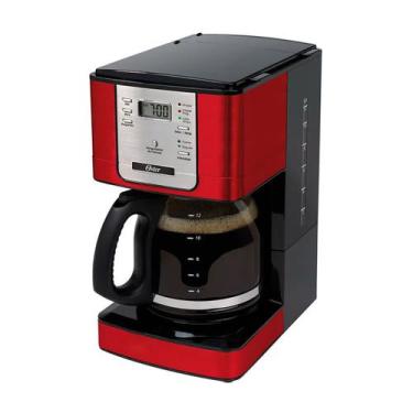 Imagem de Cafeteira Eletrica Oster Programável Flavor - Vermelha, 220V