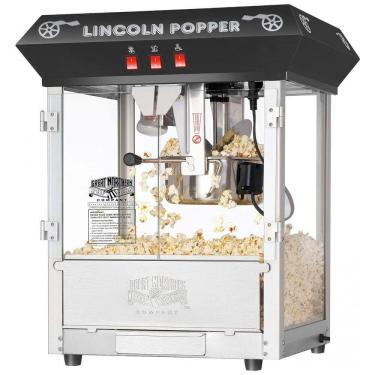 Imagem de Pipoqueira Elétrica Retrô Produz até 8 Xícaras, 860W, 110v, GREAT NORTHERN POPCORN COMPANY 6015 Lincoln Top, Preto