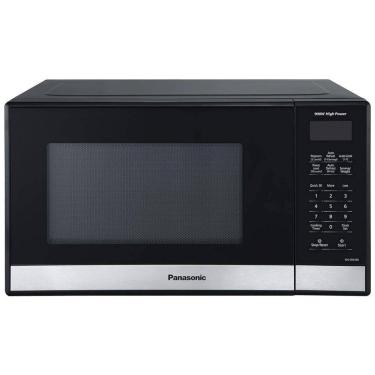 Imagem de Micro Ondas de Bancada em Aço Inoxidável 25L com 7 Programas, 110V 900W, Panasonic NNSB458S, Preto