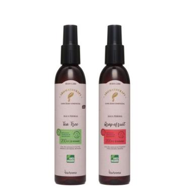 Imagem de Kit 2 Agua Termal Via Aroma - Escolha seus aromas, Tea Tree e Grapefru