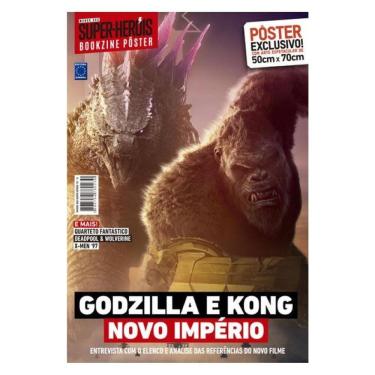 Imagem de Superpôster Mundo Dos Super-Heróis - Godzilla E Kong