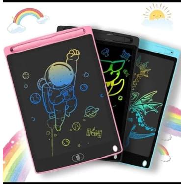 Imagem de Lousa Mágica Infantil Colorida com Caneta – Brinquedo Educativo e Reutilizável para Crianças