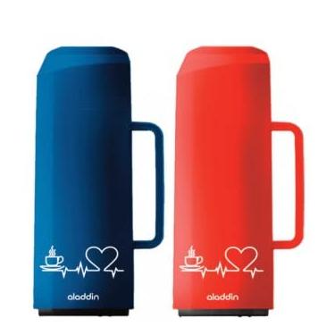 Imagem de Aladdin - Garrafa Termica Rolha 1L Massima Az/Vm Aladdin 324200