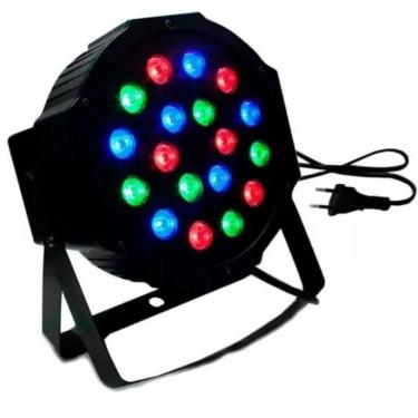 Imagem de Canhão LED 18 Leds RGB Bivolt - Iluminação Festa