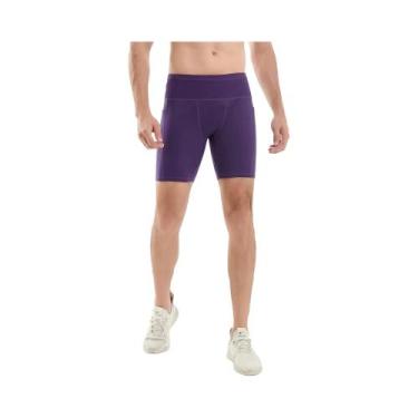 Imagem de Shorts De Compressão Masculinos De Secagem Rápida Com Múltiplos Bolsos