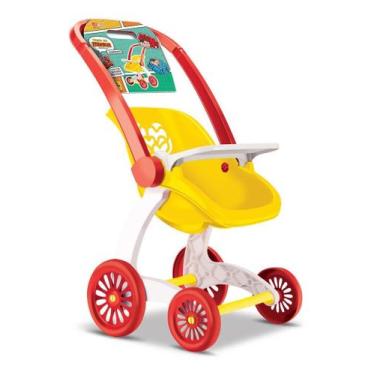 Imagem de Carrinho De Boneca Menina Turma Da Mônica Amarelo - Samba Toys